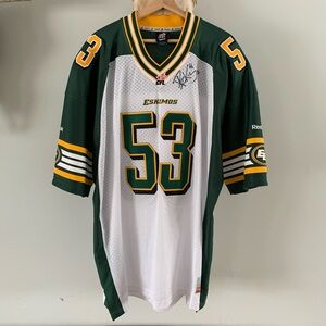 Edmonton Eskimos Signed Ryan King CFL Jersey 🏈